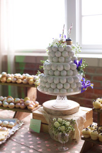 White Pearl Cake Pop Wedding Tiers