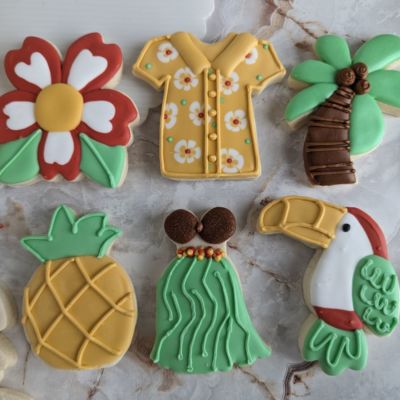 Tropical Summer Sugar Cookie Decrating Class 2023
