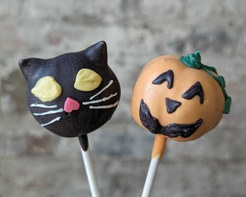 Halloween Cake Pops Jack O'Lantern & Black Cat 2023
