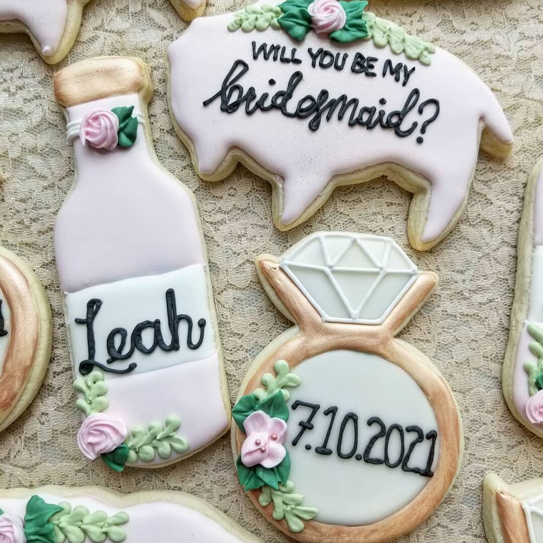 Bridesmaid Sugar Cookie Set 2021