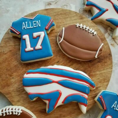 Buffalo Bills Sugar Cookie Decorating Class 2022 1