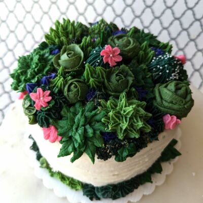 Succulent Buttercream Cake Decorating Class