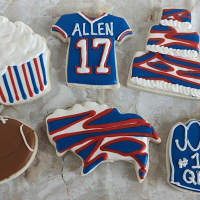 Josh Allen Birthday Sugar Cookies
