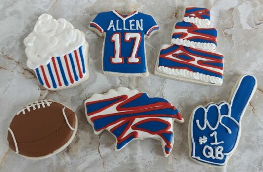 Josh Allen Birthday Sugar Cookies