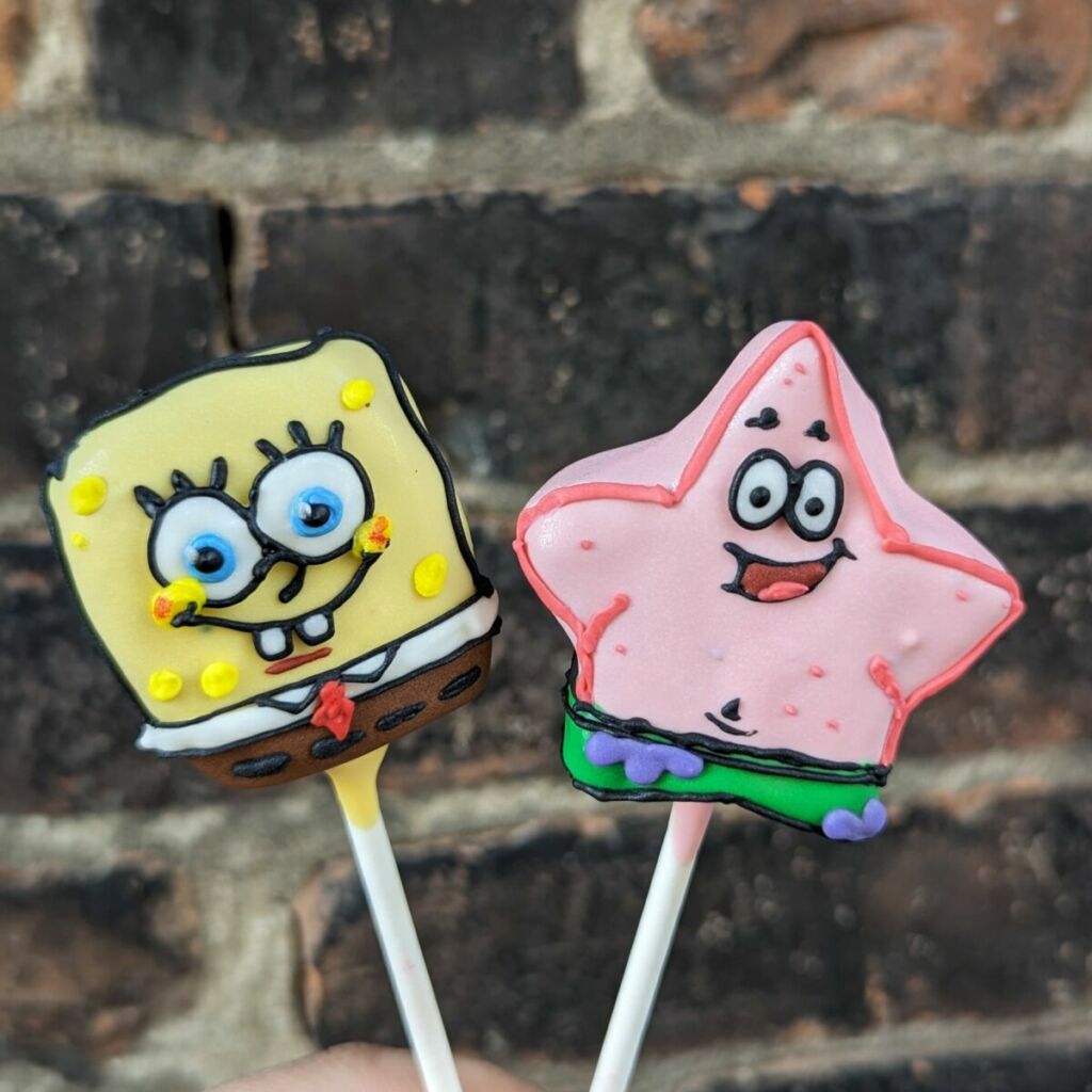 SpongeBob and Patrick Cake Pops 2023