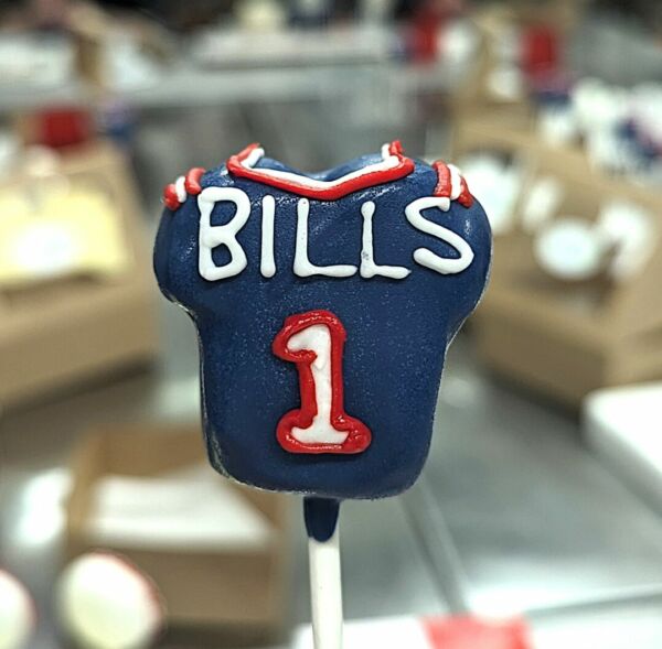 Bills Jersey Cake Pop 2023