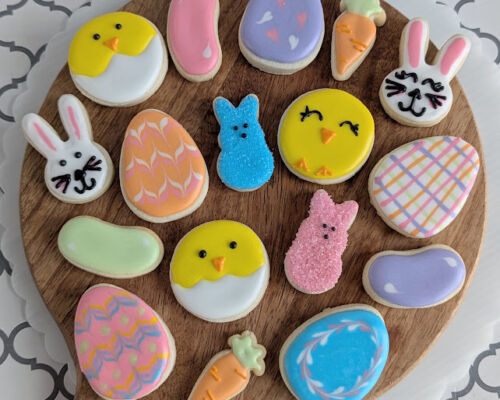 Mini Easter Sugar Cookies