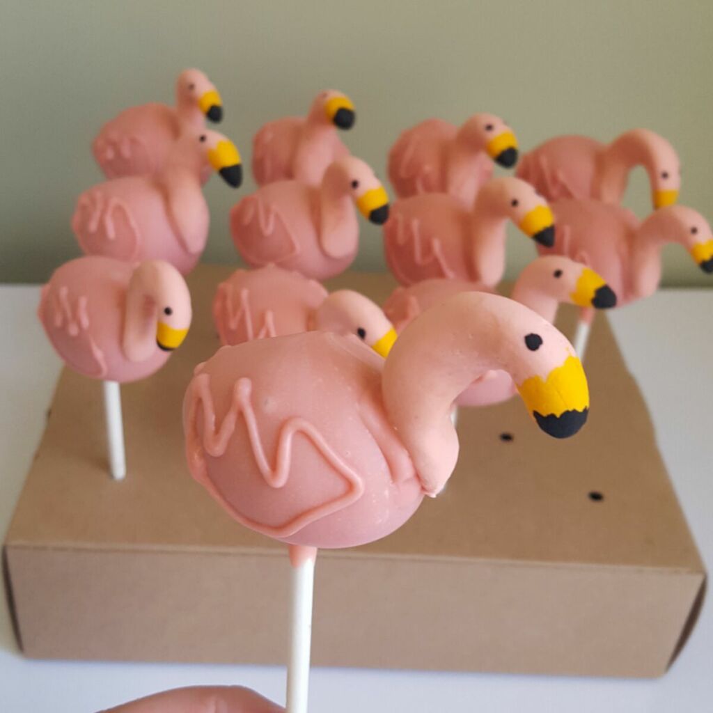 Flamingo Cake Pop