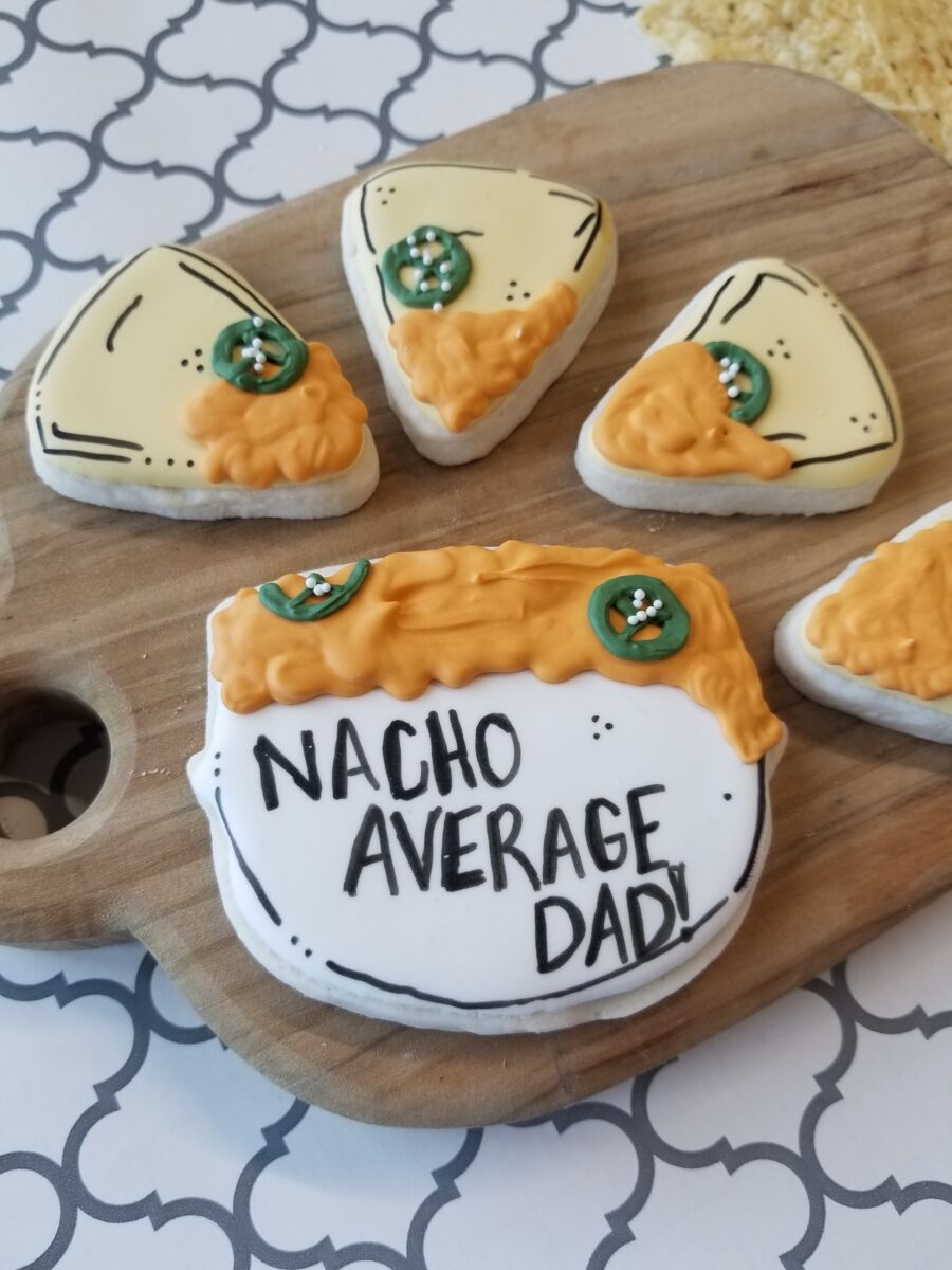 Nacho Average Dad Sugar Cookies 2022 Nacho Average Dad Sugar Cookies 2022