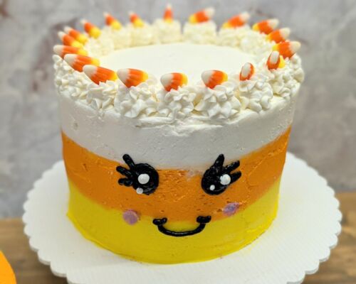 Halloween Cake Class Candy Corn 2025