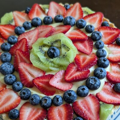 Pastry Cream Fruit Tart