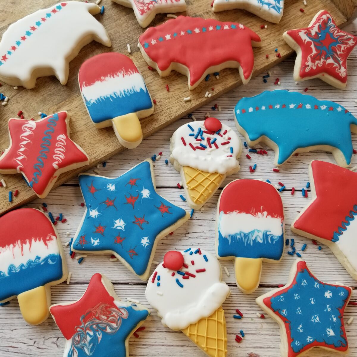 Patriotic Sugar Cookies 2023