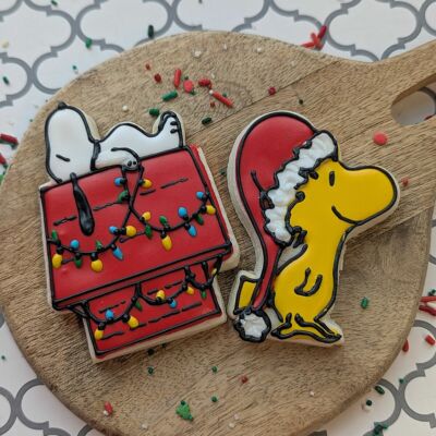 Snoopy & Woodstock Christmas Sugar Cookies 2025