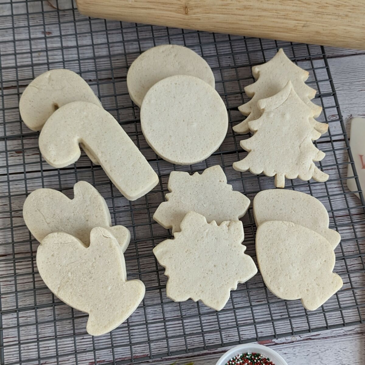 Unfrosted Christmas Cookies 2024