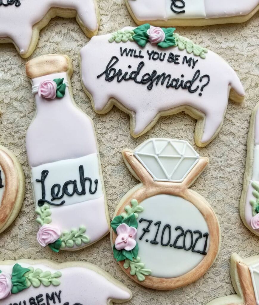 Bridesmaid Sugar Cookie Set 2021