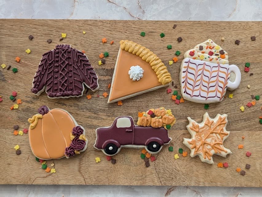 Fall Sweater Weather Sugar Cookie Decorating Class 2024