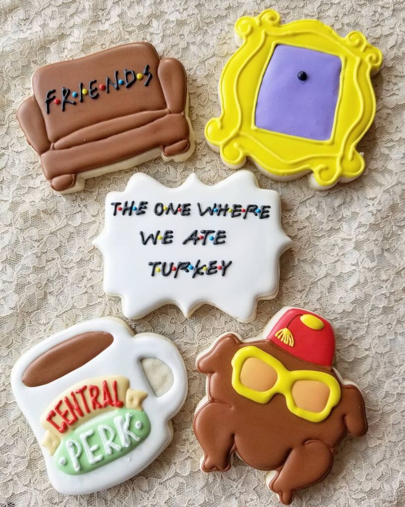 Friends Thanksgiving Sugar Cookie Set 2019