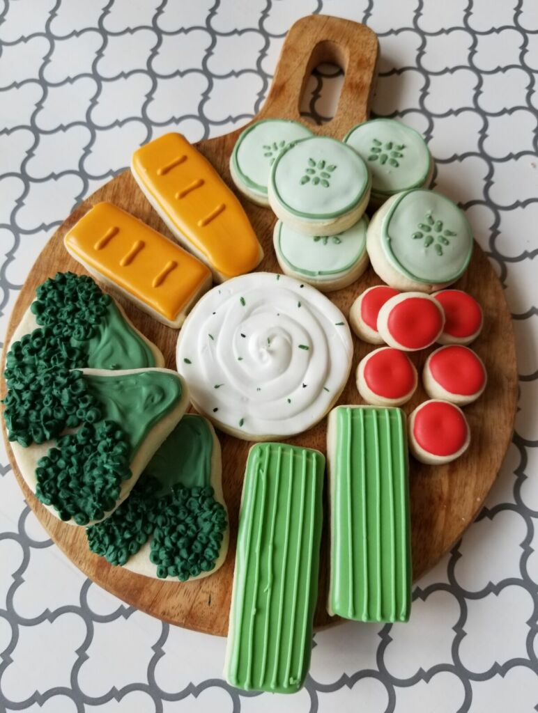 Veggie Tray Sugar Cookie Set 2021