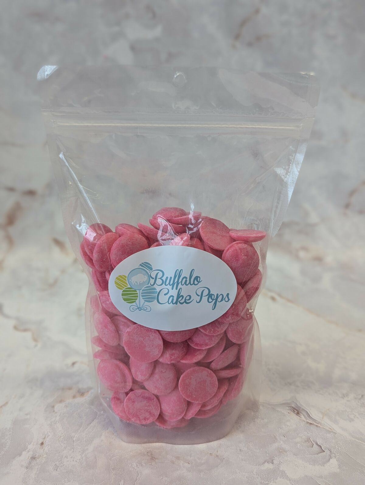 Bright Pink Packaged Candy Wafers 2025