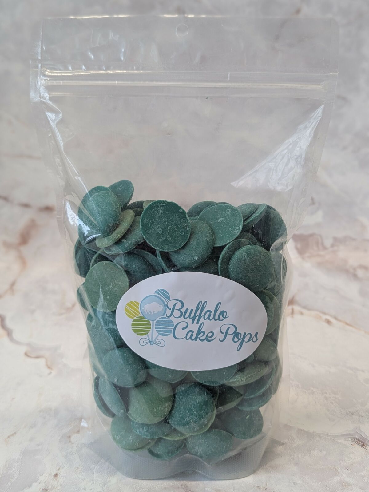 Dark Green Packaged Candy Wafers 2025