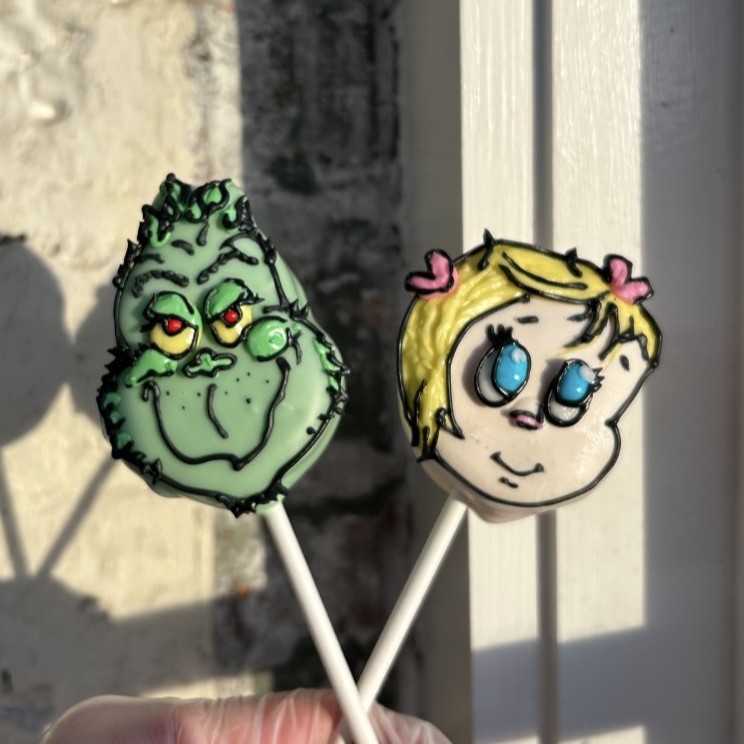 The Grinch Cake Pop