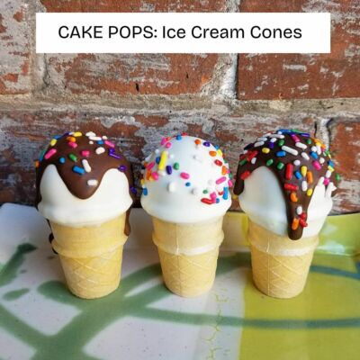 Ice Cream Cone Cake Pop Class
