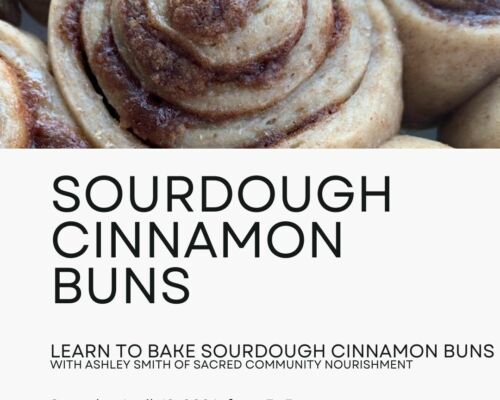 Sourdough Cinnamon Buns Class