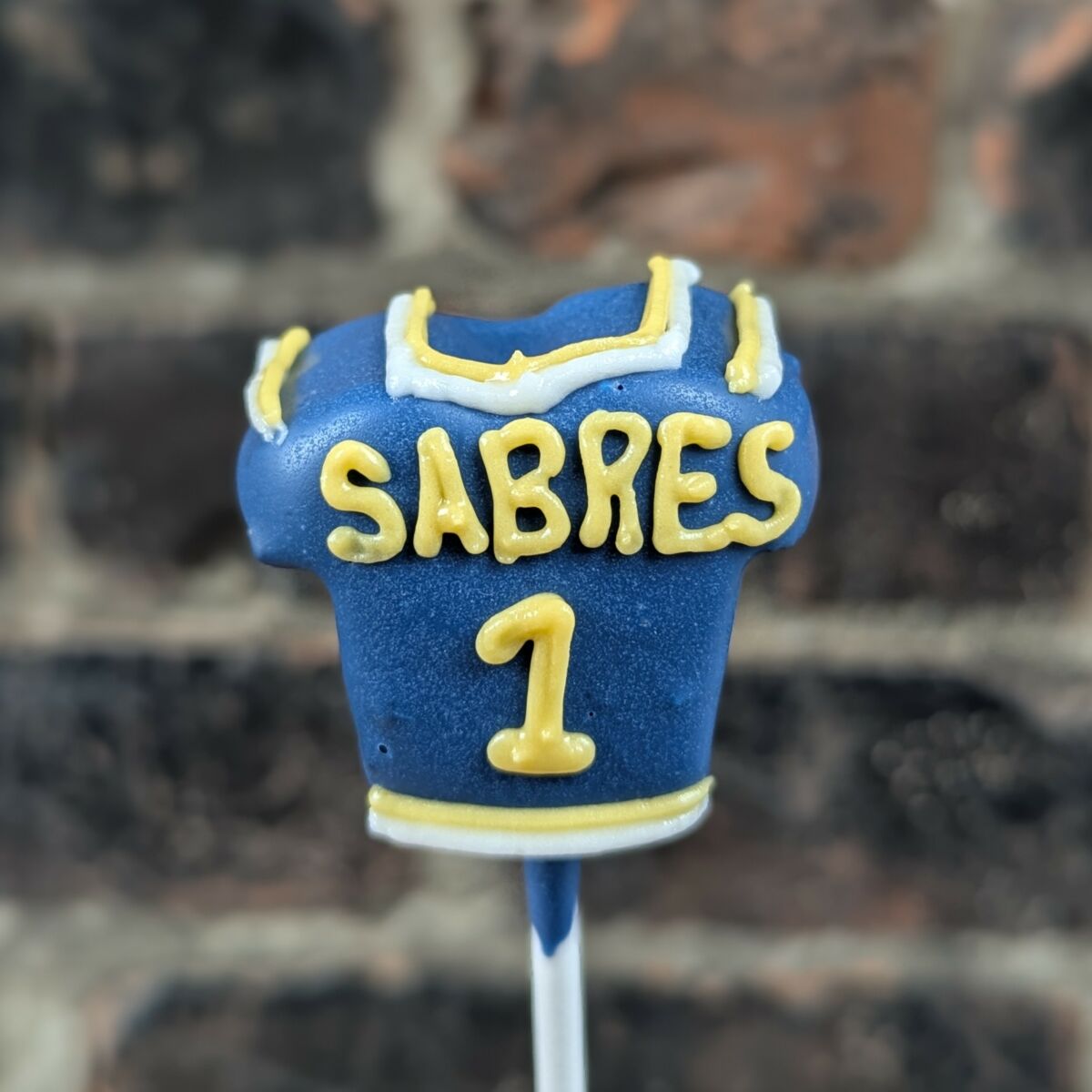 Sabres Jersey Cake Pop 2026