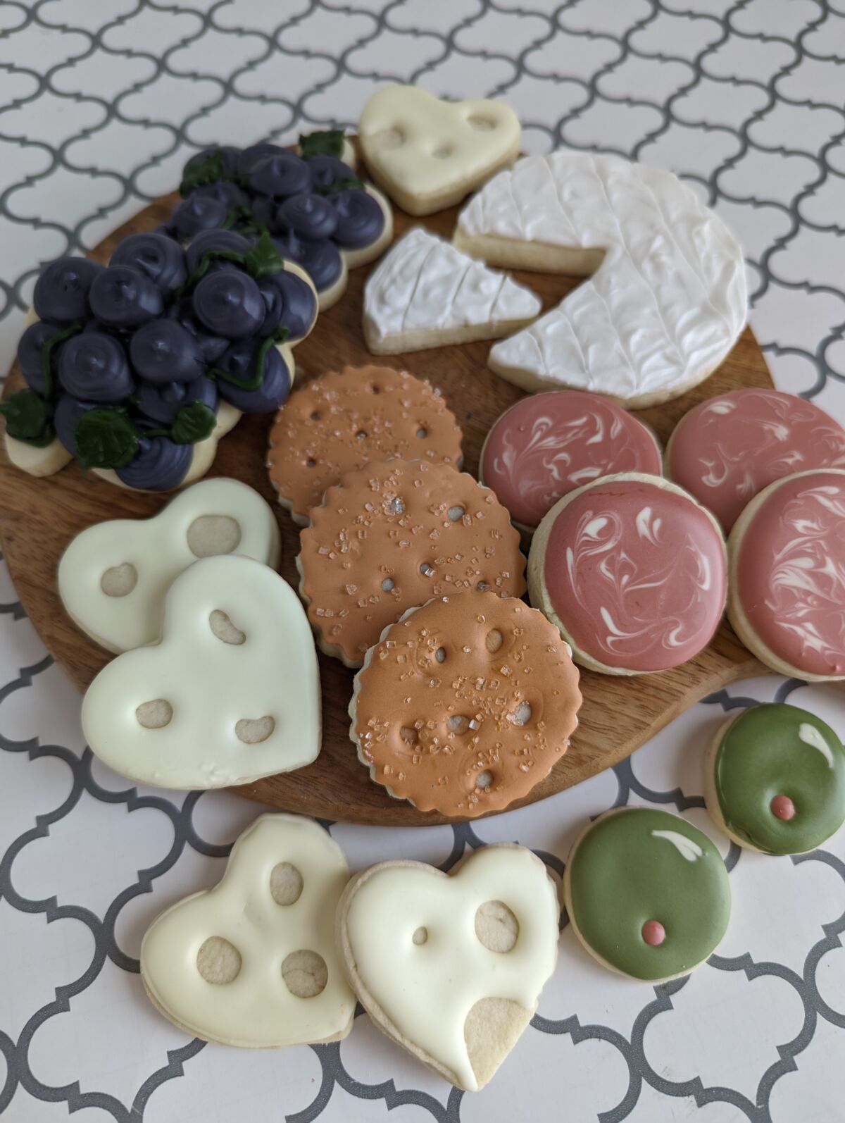 Charcuterie Board Sugar Cookies 2022