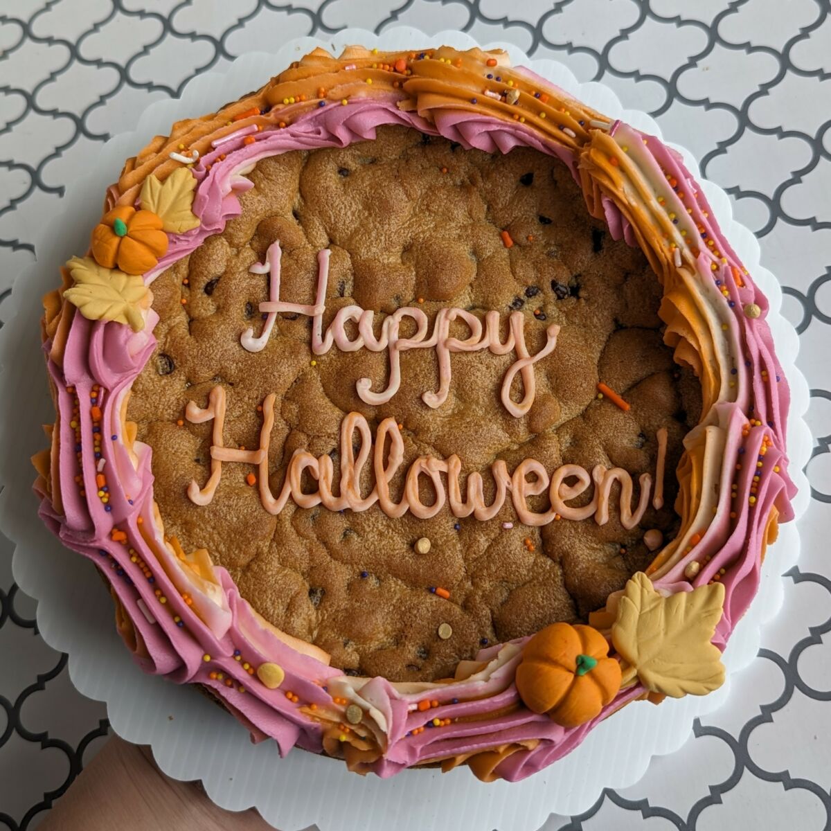 Halloween Cookie Cake